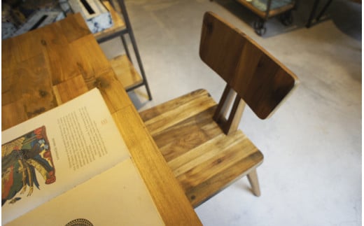 gleam カヌーの古材チェア(kanoミックス)