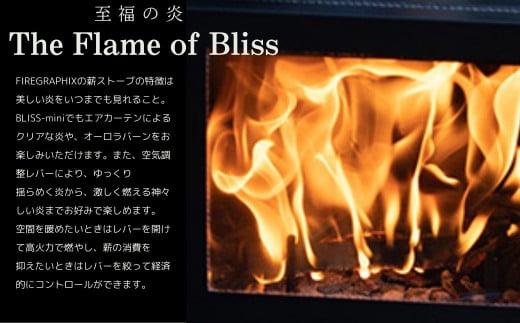 BLISS‐mini（ソロキャンパー向け薪ストーブ）