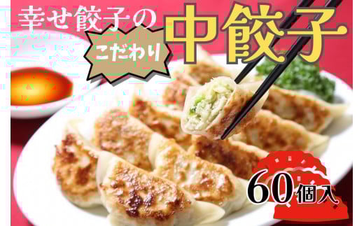 幸せ餃子のボリューム満点こだわり中餃子60個入り