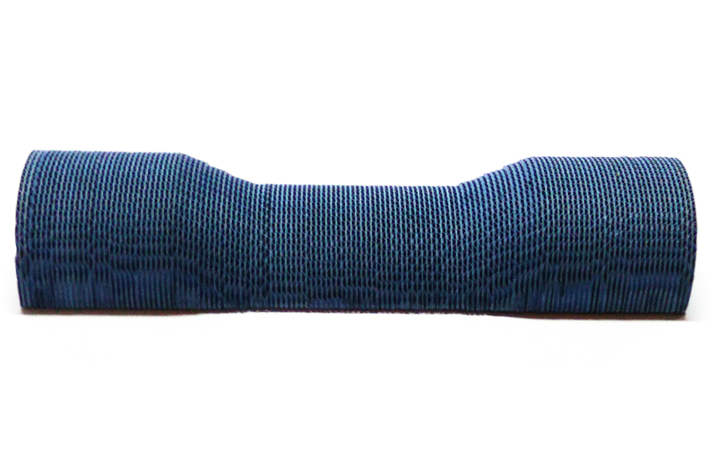 アウトリーチ 首枕 ブルー｜SDGs 枕 健康 エコ リサイクル ダンボール 通気性 神奈川県 贈り物 人気 睡眠 環境 寝具 イノベーション [0259]