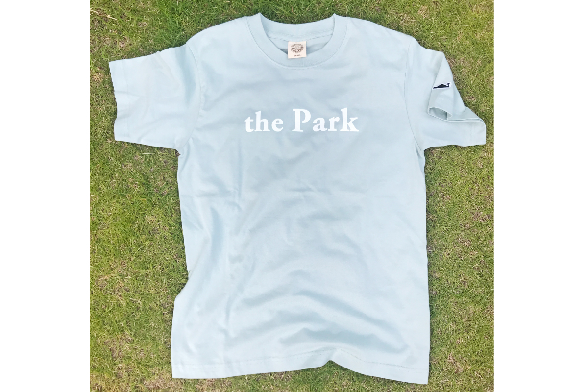 the Park project by isefornia オーガニックコットンTシャツ【Lt.Bluegrey】XLサイズ＆トートバッグセット｜伊勢原ブランド isefornia イセフォルニア オーガニックコットン ECOブランド ザ・パークプロジェクト 公園維持 [0512]