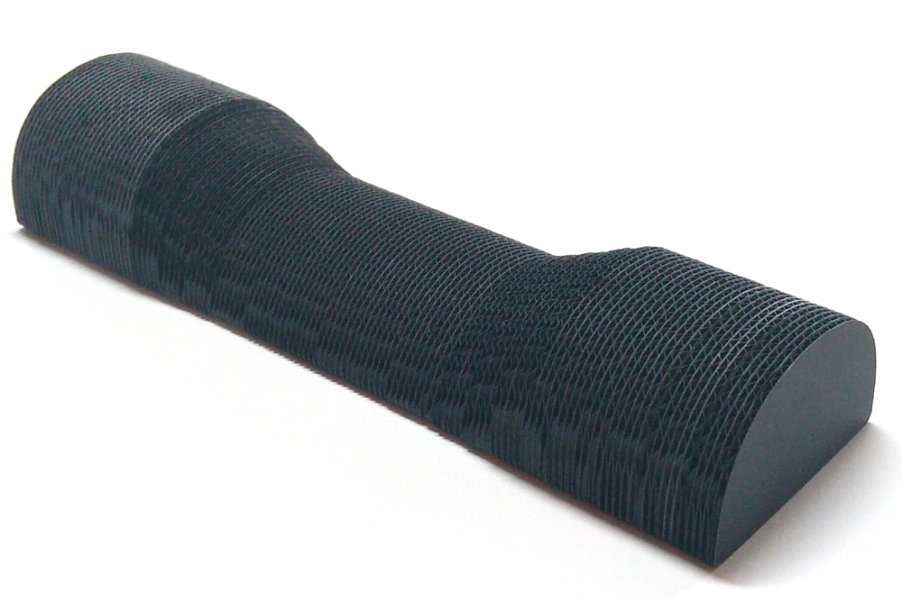 アウトリーチ 首枕 ブラック｜SDGs 枕 健康 エコ リサイクル ダンボール 通気性 神奈川県 贈り物 人気 睡眠 環境 寝具 イノベーション [0261]