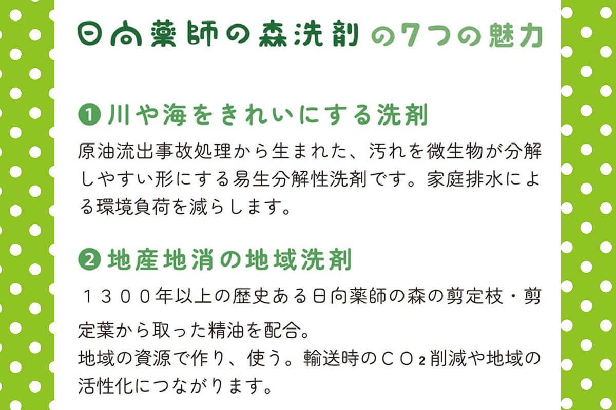 地域洗剤「日向薬師の森洗剤3kgBOX」｜洗剤 日向薬師 [0447]