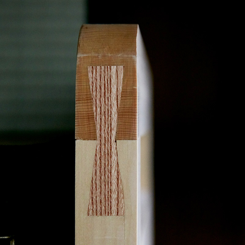 宮大工畳椅子「和座」半畳 (1人がけ)｜宮大工 建築 イス 椅子 畳 たたみ 花升木工社寺建築 伊勢原市 [0558]