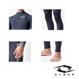 ウエットスーツ CYBER 3/2mm ZEST-LIMITED フルスーツ FALL/WINTER仕様  XLサイズ
