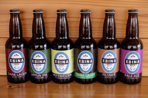 クラフトビール EBINA BEER 6種類 6本セット 【酒 チェコ人醸造家 飲み比べ 詰合せ 全て特徴が違います ビール 瓶ビール エビナラガー ピルスナー ダークラガー ペールエール 神奈川県 海老名市】