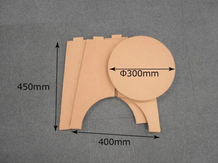強化段ボールで設計した環境に優しいスツール