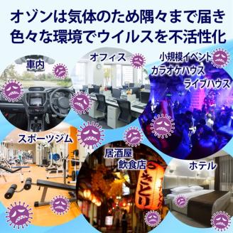 オゾン発生装置　Cleanliness　β　500mg/h【オゾンで部屋の空気を除菌・脱臭します　感染症対策に有効なCT値330に対応　最大対応面積約60畳 神奈川県 海老名市 】