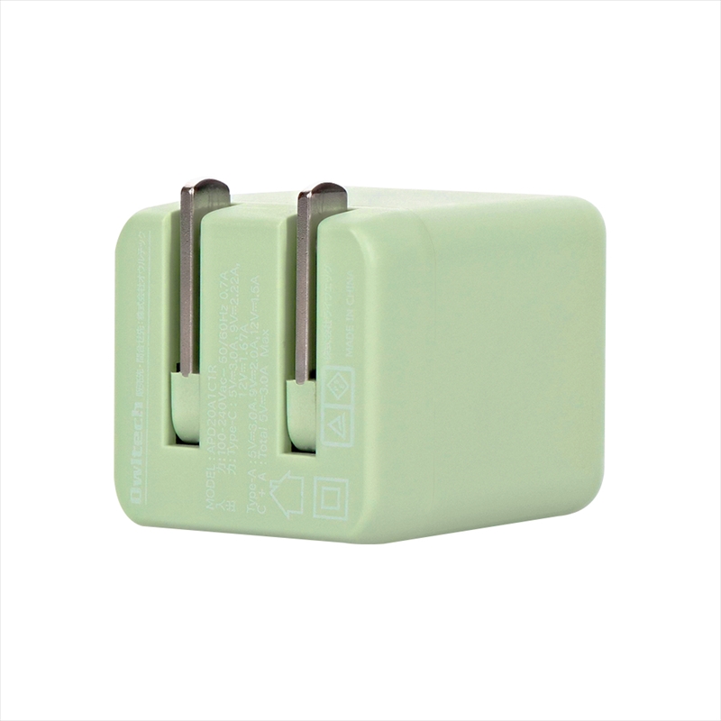 Owltech(オウルテック)PowerDelivery20Wで超速充電可能 きらきら可愛いピスタチオ OWL-APD20A1C1R-PS 【 AC充電器 家電 神奈川県 海老名市 】
