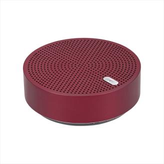 Owltech ワイヤレスステレオモード対応 Bluetooth5 アルミニウム モバイル スピーカー OWL-BTSP03S-R　レッド オウルテック