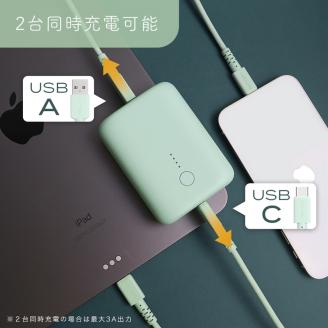 MOTTERU(モッテル) 国内最小最軽量 モバイルバッテリー  PD18W  大容量10,000mAh  スマホ約３回分充電 174g ２年保証（MOT-MB10001）　スモーキーブラック【 アウトドア発熱ベスト 電熱服ヒートベスト 使用可 神奈川県 海老名市 】