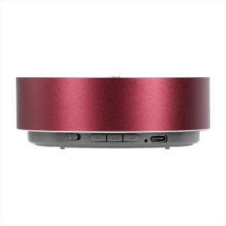 Owltech ワイヤレスステレオモード対応 Bluetooth5 アルミニウム モバイル スピーカー OWL-BTSP03S-R　レッド オウルテック