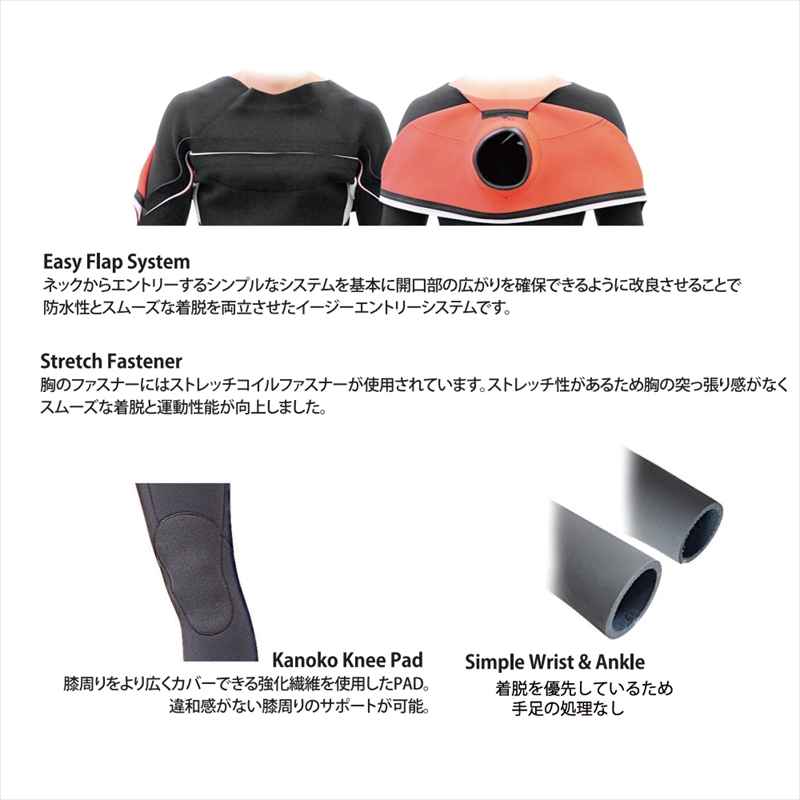 ウエットスーツ RINCON 3/2mm icon-Shell-Light フルスーツ FALL/WINTER仕様  Lサイズ