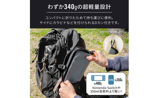 Owltech えび～にゃ印刷モデル 本体・収納バッグ一体型 折りたたみコンパクトチェア EBN-CPTC01-GY グレー【 神奈川県 海老名市 】