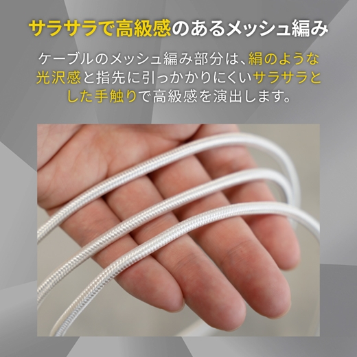 Owltech 超タフで断線に強い 耐屈曲10万回以上 最大PD60W充電／データ転送 USB Type-A／USB Type-C to USB Type-C 2in1ケーブル OWL-CBA5ACC15-BK ブラック 【 ガジェット 海老名市 】