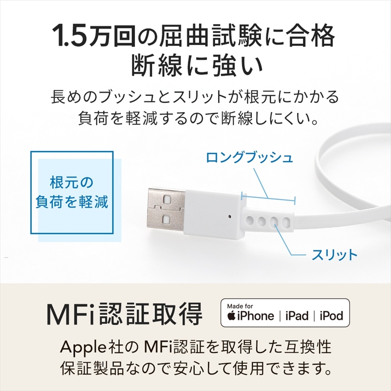 Owltech(オウルテック) Type-C、Lightning、microUSBもこれ一本 軽量・コンパクトな両引き巻取り3in1ケーブル OWL-CBR2AMLC10-BK
