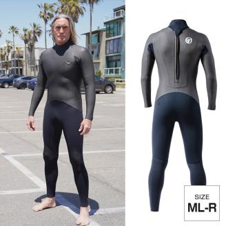 ウエットスーツ RINCON 5/3mm起毛　 BACK-ZIP フルスーツ WINTER仕様　ML-Rサイズ
