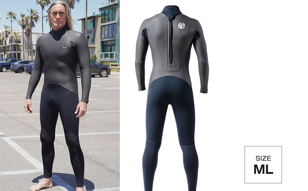 ウエットスーツ RINCON 5/3mm起毛　 BACK-ZIP フルスーツ WINTER仕様 MLサイズ