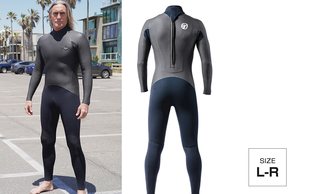 ウエットスーツ RINCON 5/3mm起毛　 BACK-ZIP フルスーツ WINTER仕様 L-Rサイズ