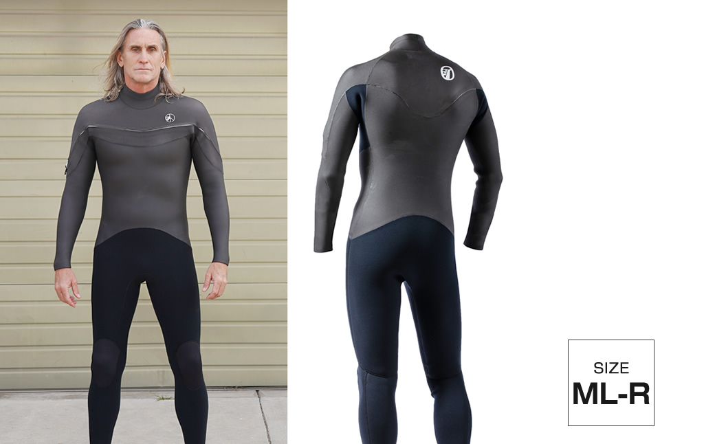 ウエットスーツ RINCON 5/3mm起毛　 LONG-CHEST-ZIP フルスーツ WINTER仕様   ML-Rサイズ