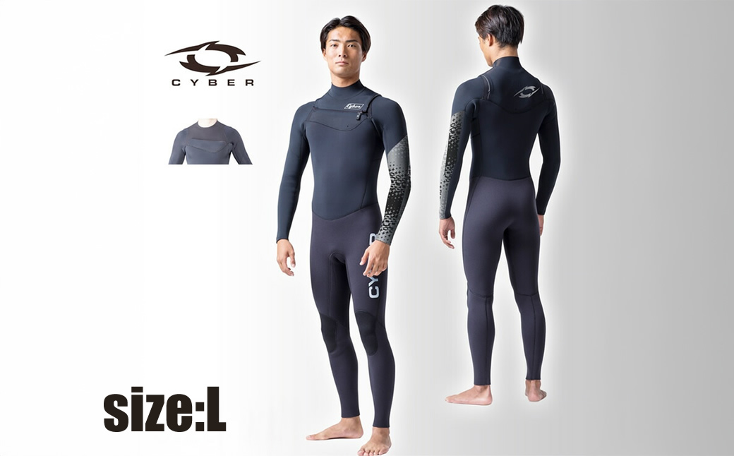 ウエットスーツ CYBER 3/2mm ZEST-LIMITED フルスーツ FALL/WINTER仕様  Lサイズ