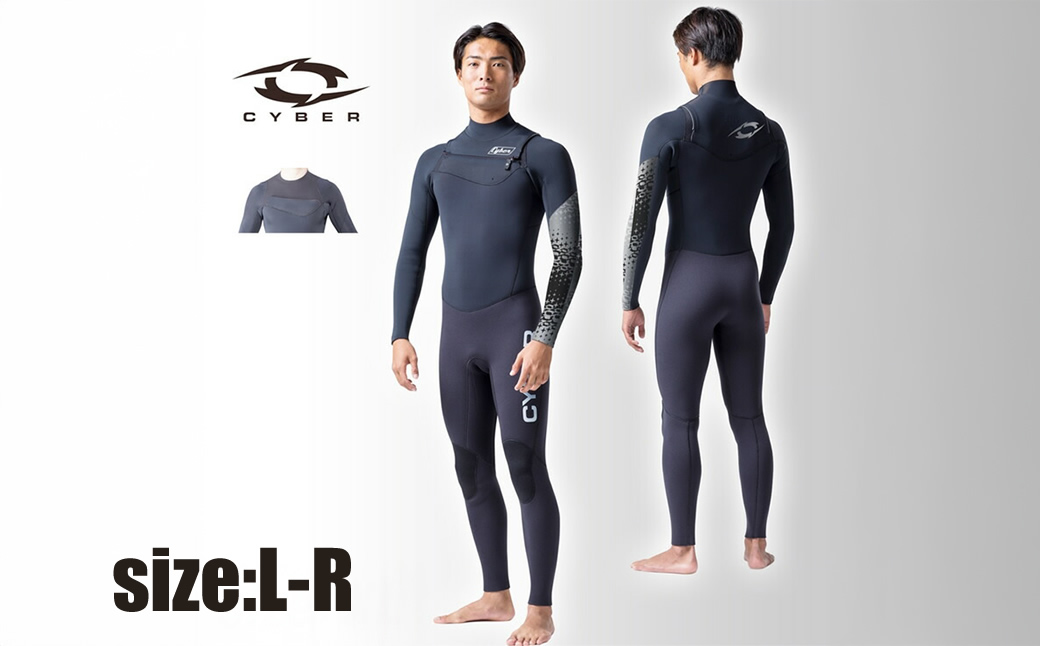 ウエットスーツ CYBER 3/2mm ZEST-LIMITED フルスーツ FALL/WINTER仕様  L-Rサイズ