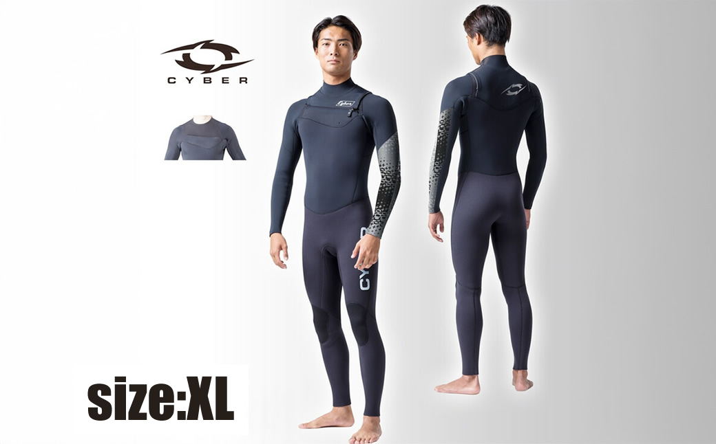 ウエットスーツ CYBER 3/2mm ZEST-LIMITED フルスーツ FALL/WINTER仕様  XLサイズ
