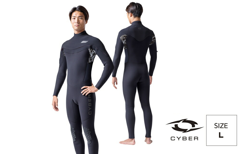 ウエットスーツ CYBER 3/3mm LIGHT-ZERO-Ltd フルスーツ FALL/WINTER仕様 Lサイズ