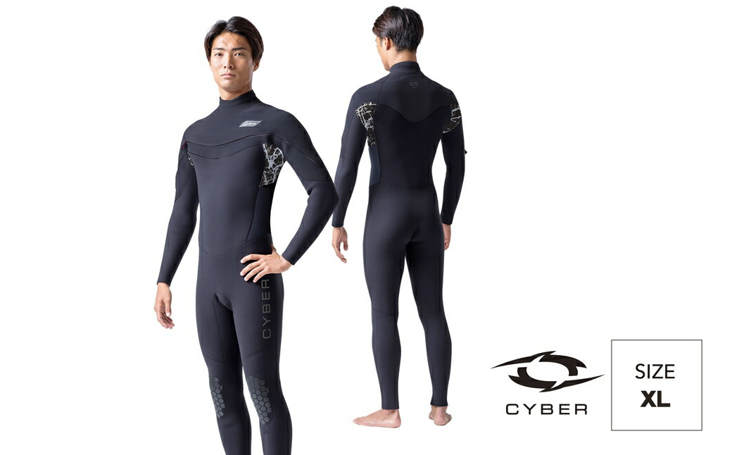 ウエットスーツ CYBER 3/3mm LIGHT-ZERO-Ltd フルスーツ FALL/WINTER仕様 XLサイズ