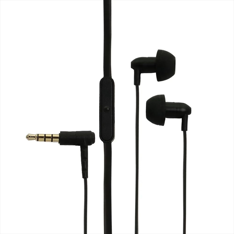 Owltech(オウルテック) ハンズフリー対応 　リモコン・マイク付 ステレオインナーイヤーイヤホン OWL-EPMC03-BK