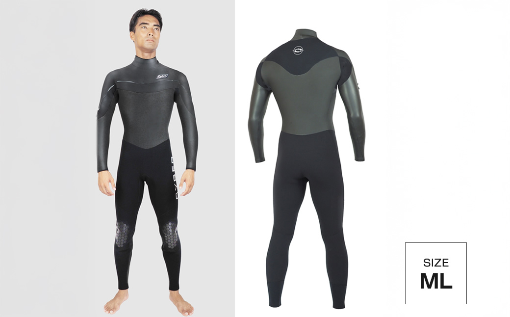 ウエットスーツ CYBER 5/3mm起毛　 LIGHT-ZERO-LTD フルスーツ WINTER仕様 MLサイズ