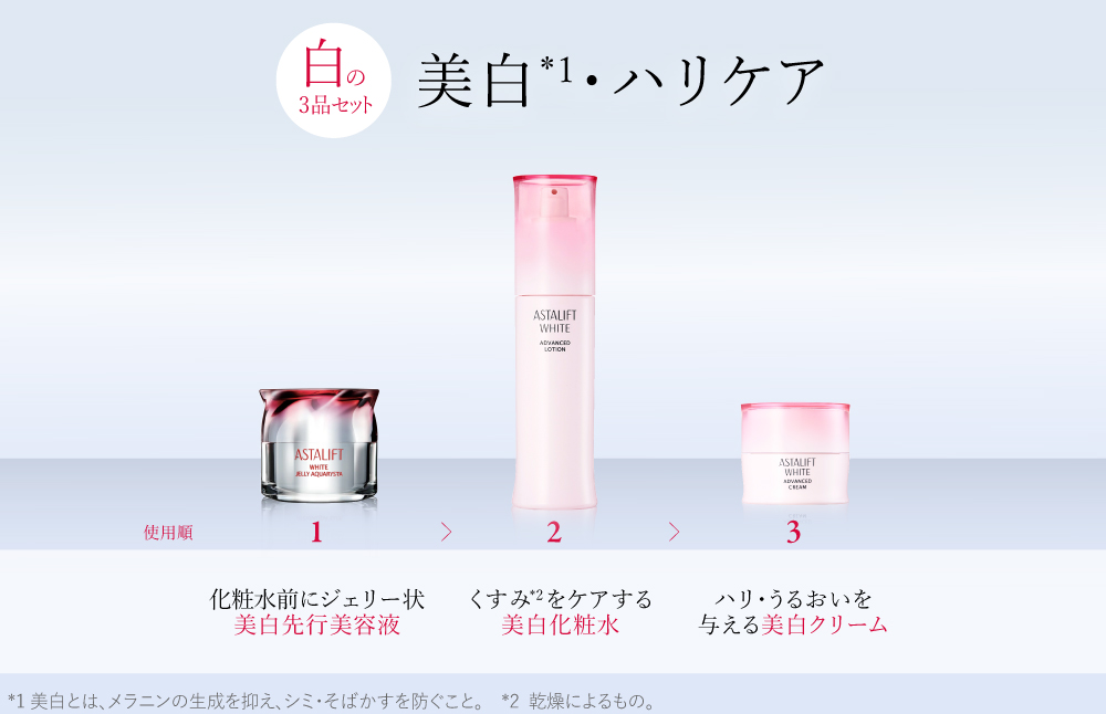 富士フイルムアスタリフト 《美白ケア　シンプル3点セット》