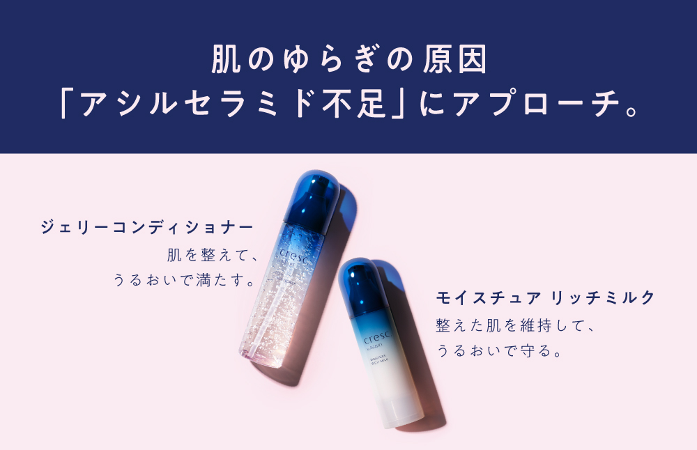 富士フイルム 《敏感肌ベーシックセット》クレスク by アスタリフトジェリーコンディショナー クレスク by アスタリフトモイスチュア リッチミルク