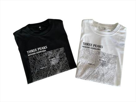モンベルTシャツ 南足柄市オリジナルデザイン（等高線）＜ブラック/S＞【 神奈川県 南足柄市 】