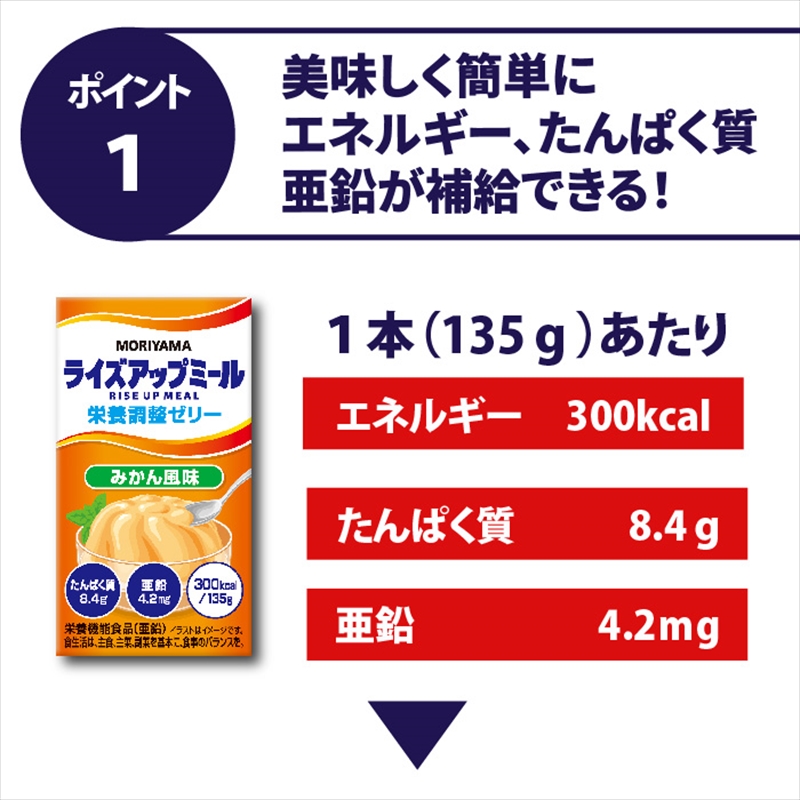 守山乳業 MORIYAMA　ライズアップミール　みかん風味【 ゼリー ギフト プレゼント 贈り物 お返し おいしい まとめ買い 神奈川県 南足柄市 】