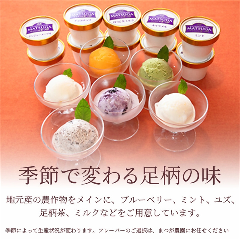 【8個入り】 自社農園で栽培した果物でつくった旬なアイスをお届け（味はお任せ）【 果物 フルーツ 旬 食品添加物不使用 カップアイス シャーベット フルーツアイス ギフト プレゼント 詰め合わせ 神奈川県 南足柄市 】