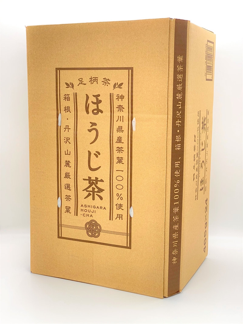 【定期便】毎月お届け（3ヶ月間） 箱根・丹沢山麓厳選茶葉100%使用のほうじ茶（リシール缶）465g×24本入【 お茶 ギフト プレゼント 贈り物 神奈川県 南足柄市 】
