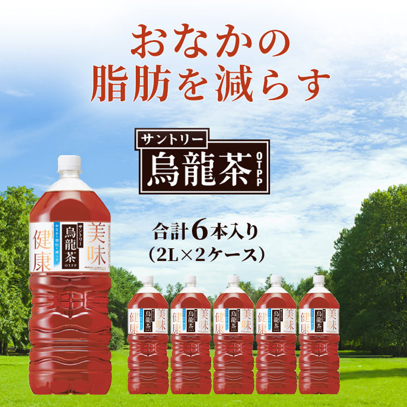 サントリー烏龍茶 OTPP 2L 12本 (6本×2箱) セット 詰め合わせ 機能性表示食品 お茶 サントリーウーロン茶 サントリー 烏龍茶 ウーロン茶 ペットボトル 中国茶 茶 脂肪を減らす 健康茶 健康 飲み物 ドリンク 飲料 神奈川 神奈川県 綾瀬市