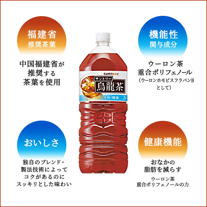 烏龍茶 定期便 3ヶ月 烏龍茶OTPP 2L × 6本 サントリー 機能性表示食品 お茶 ペットボトル 茶 飲料 飲み物 ドリンク ペットボトル飲料 箱 ケース 備蓄 ウーロン茶 脂肪 ポリフェノール 常温 常温保存 神奈川 神奈川県 綾瀬市 定期 3回