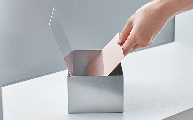 神奈川県あやせものづくり研究会の「Ori」マスクケース・ステンレス