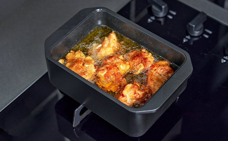 Sumi Roaster 調理器具 ロースター 焼く 蒸す 揚げる 炭火焼 角型 カーボン フッ素コート 焦げ付きにくい お手入れ簡単 神奈川県 綾瀬市