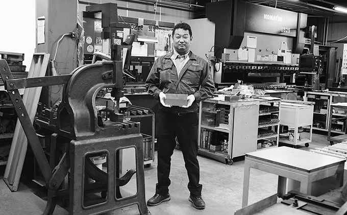 神奈川県あやせものづくり研究会の「Ori」マスクケース・ステンレス