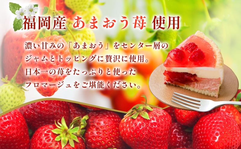 ドゥーブルフロマージュ あまおう苺 1台 あまおう 苺 いちご イチゴ チーズケーキ 濃厚 甘い 新鮮 風味 スイーツ ケーキ 紅茶 コーヒー 冷凍 冷やす 電子レンジ 化粧箱入り 贈り物 プレゼント 送料無料 神奈川県 寒川町