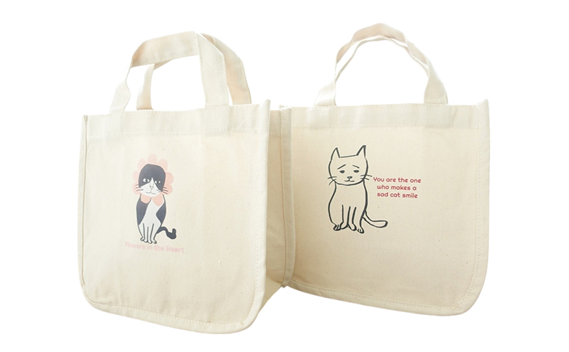 Nonbillie のんびりー　チャリティートートバッグ　花猫　【保護猫活動支援】寒川町　保護猫　地域猫　TNR活動支援