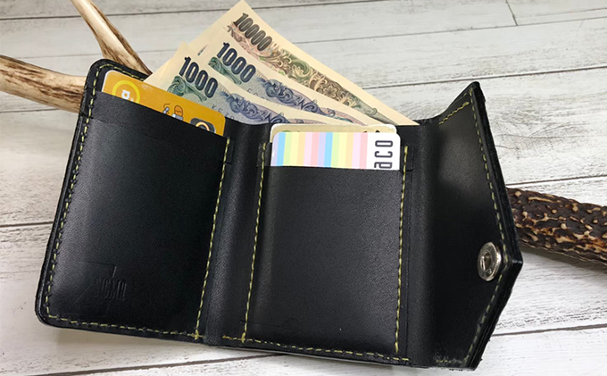 パイソン（ニシキヘビ）と牛革のミニ財布 ファッション小