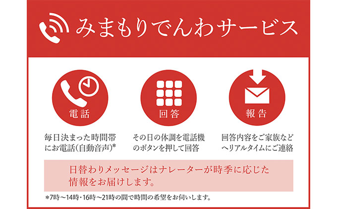 郵便局のみまもりでんわサービス(固定電話コース12か月) チ