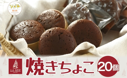 寒川町特産品 焼きちょこ 20個入り しっとり 濃厚 チョコレート 焼き菓子 焼菓子 リッチ 滑らか チョコ ショコラ デザート スイーツ ラメール洋菓子 ギフト 贈答品 プレゼント 送料無料 神奈川県 寒川町