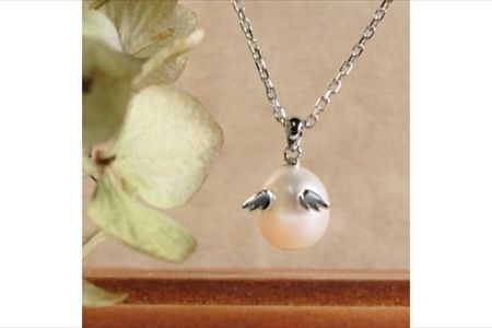 天使の卵　パールペンダント（ホワイト　小）