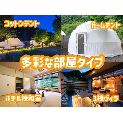 SPRINGS VILLAGE 足柄丹沢温泉リゾート＆グランピング 宿泊補助券 20000円