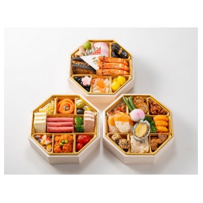 リーガロイヤルホテル　和洋中おせち三段重【配送不可地域：離島・沖縄県】